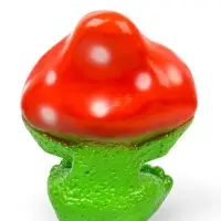Садовая фигура из гипса &laquo;Лягушка улыбка под мухомором&raquo;, 27.5&times;12&times;23.5 см