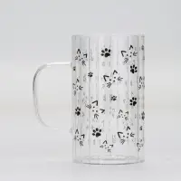 Кружка стеклянная «Кот», 350 мл