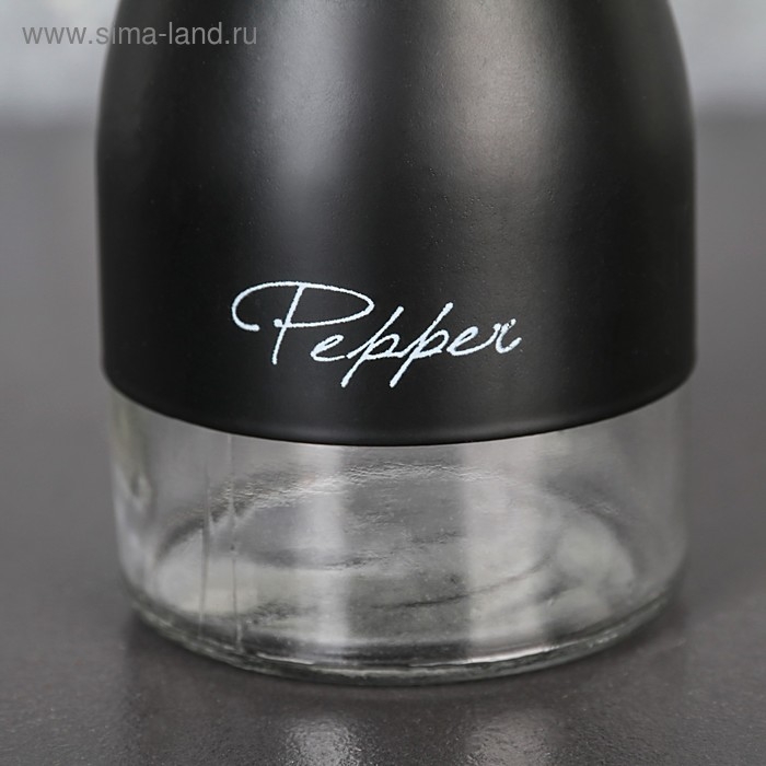 Солонка стеклянная «Стиль», 160 мл, надпись МИКС Солонка стеклянная «Стиль», 160 мл, надпись МИКС