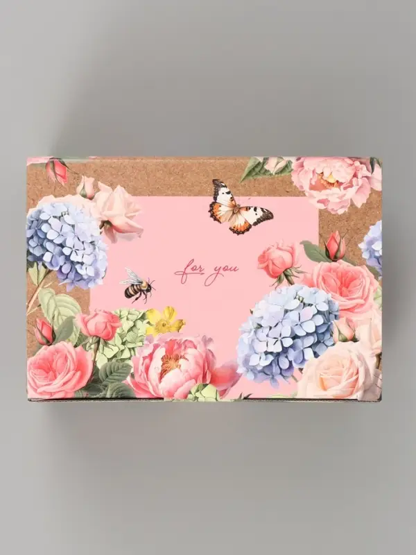 Коробка подарочная самосборная For you, 22&times;15&times;10 см