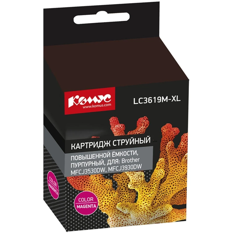 Картридж струйный Комус LC3619XLM пур.пов.емк. для Brother MFCJ3530DW/3930D