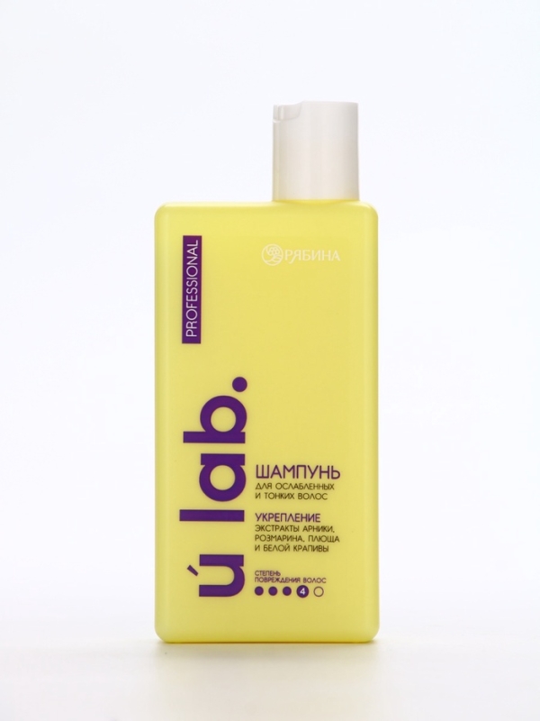 Профессиональный укрепляющий шампунь для ломких волос с комплексом масел и экстрактов, 250 мл ULAB