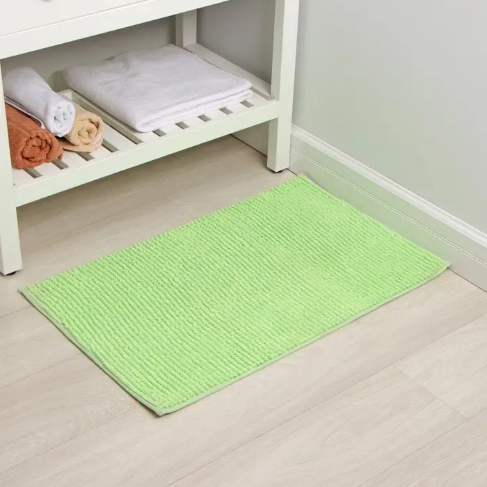 Коврик для дома Доляна &laquo;Букли&raquo;, 50&times;80 см, зелёный