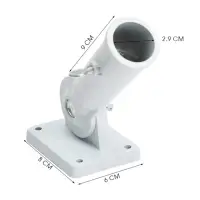 Кронштейн для флага, d=2.9 см, глубина 9 см, платформа 8&times;6 см, поворот на 180 градусов