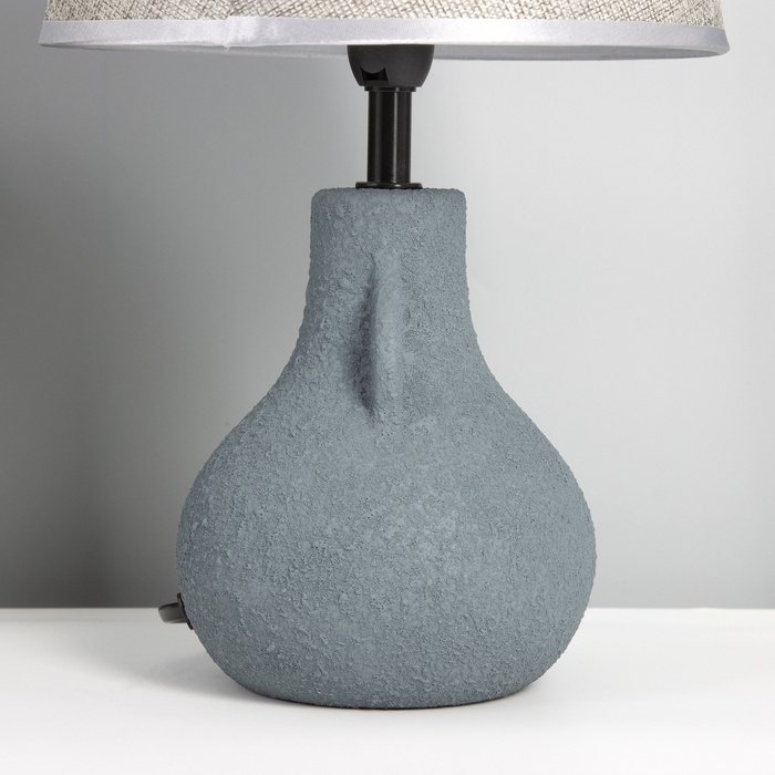 Лампа настольная Лампа настольная "Каламбур" 1х40Вт Е14 темно-серый 20х20х32см