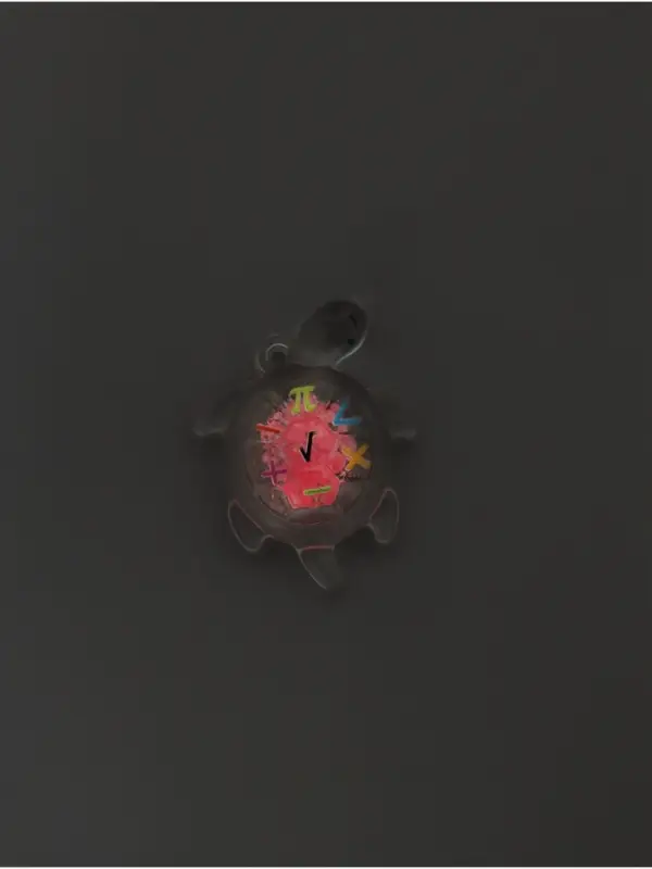 Подвеска для творчества акрил Подвеска для творчества акрил "Улыбчивая черепашка" светится в темноте МИКС 3х2х1 см