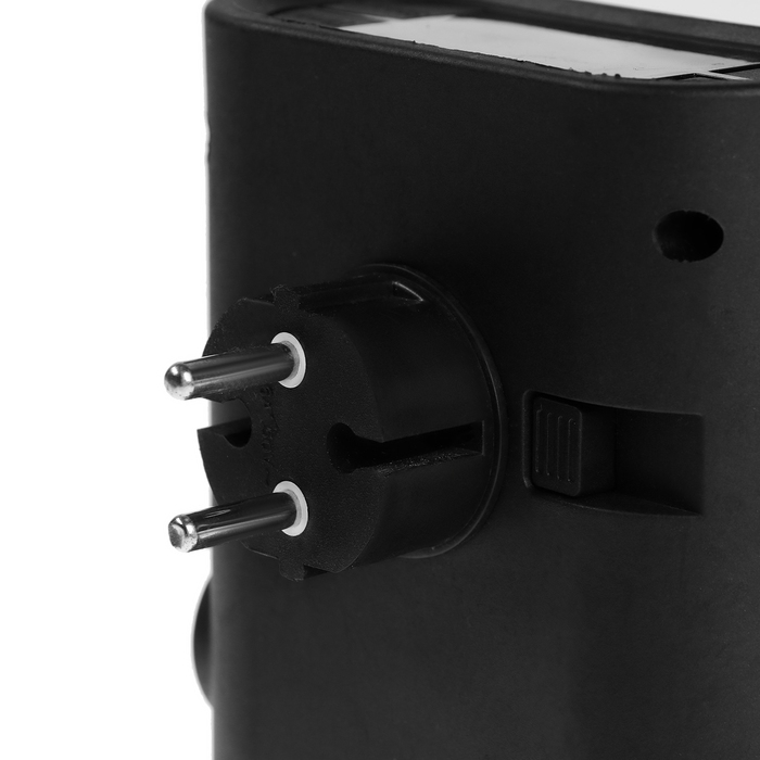 Портативный обогреватель Luazon LTO-09, 500Вт, 23 м², 2 режима, чёрный, евровилка Портативный обогреватель Luazon LTO-09, 500Вт, 23 м², 2 режима, чёрный, евровилка