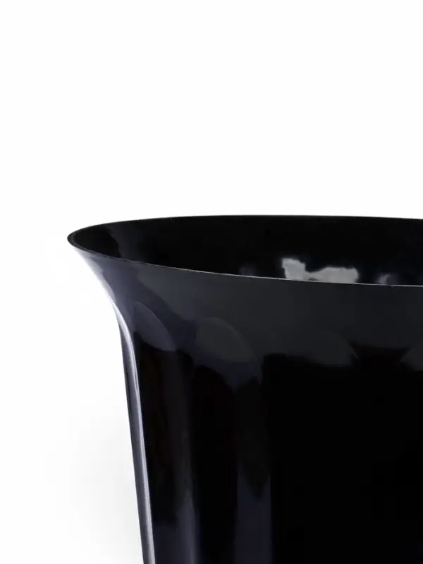 Ваза для цветов, 17 л, d=29 см, h=52 см, пластиковая, чёрная