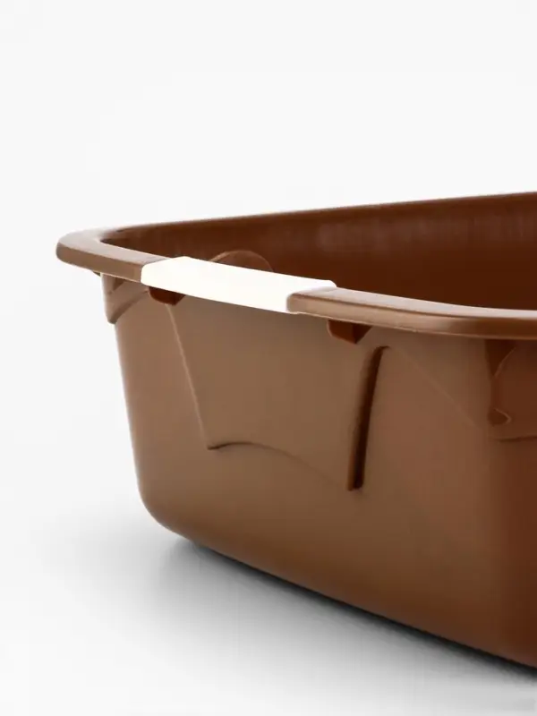 Туалет с сеткой, 44&times;33&times;11.5 см, коричневый, белый