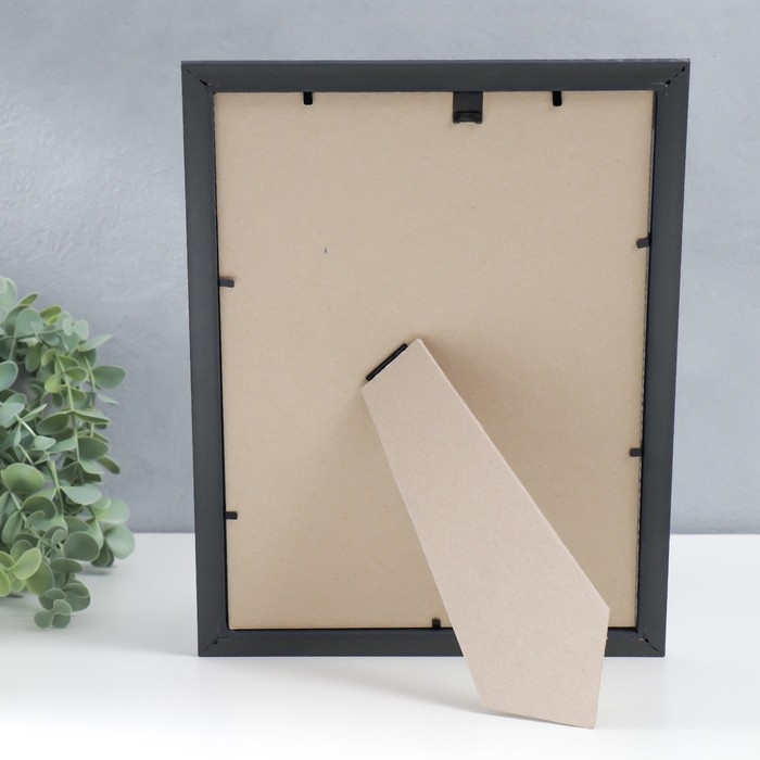 Фоторамка пластик Фоторамка пластик "Офис" 21х30 см, красное дерево, с ножкой (288)