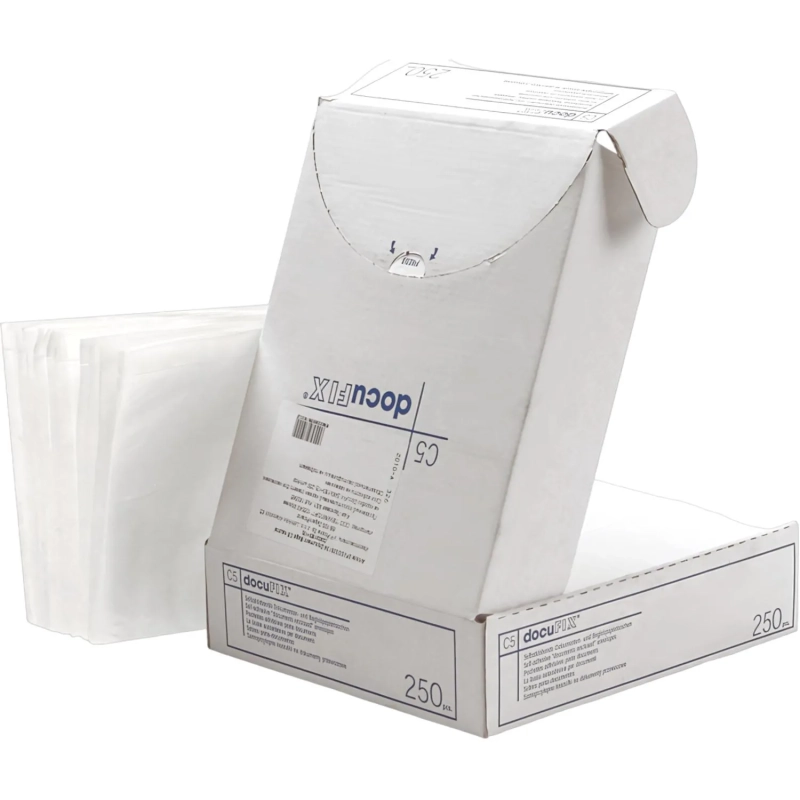 Пакет для сопр.док из прозр. п/э 240х165 мм стрип DocuFIX 1000 шт