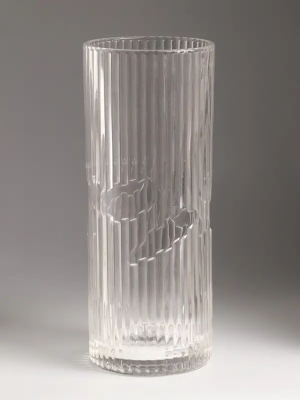Ваза стекло настольная "Вигдис" 29,5х12 см, прозрачный
