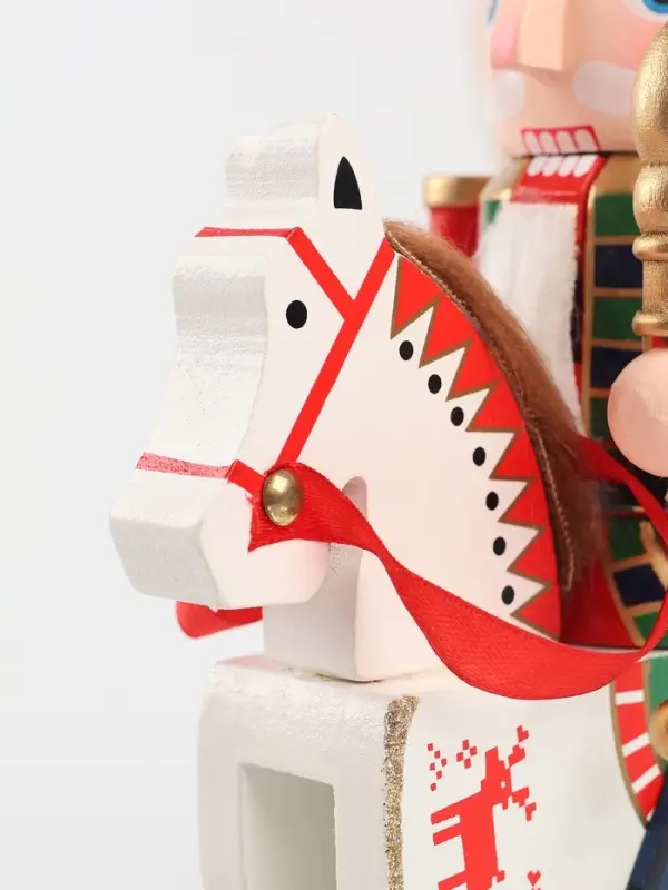 Новогодний декор  Новогодний декор "Щелкунчик на лошадке" 28 см
