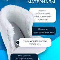 Коньки фигурные Winter Star с мехом, размер 40