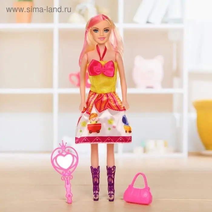 Кукла-модель «Даша» в платье, с аксессуарами, МИКС Кукла-модель «Даша» в платье, с аксессуарами, МИКС
