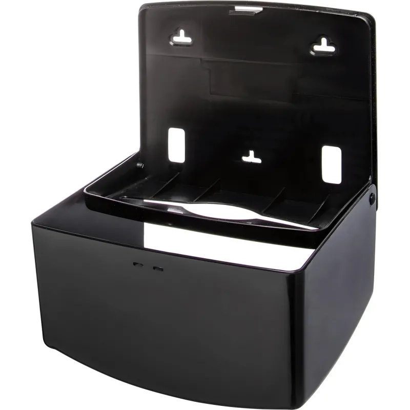 Диспенсер для полотенец лист V-слож черный R-1318B