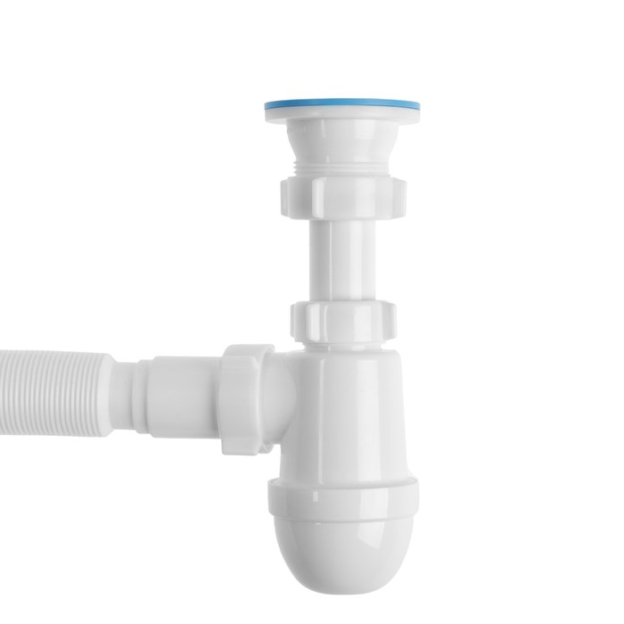 Сифон для мойки  Сифон для мойки "АНИ Пласт" Варяг VC0115, 1 1/2" х 40 мм, с гофрой 40 x 40/50 мм