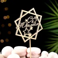 Топпер для торта &laquo;С Юбилеем&raquo;, золотой