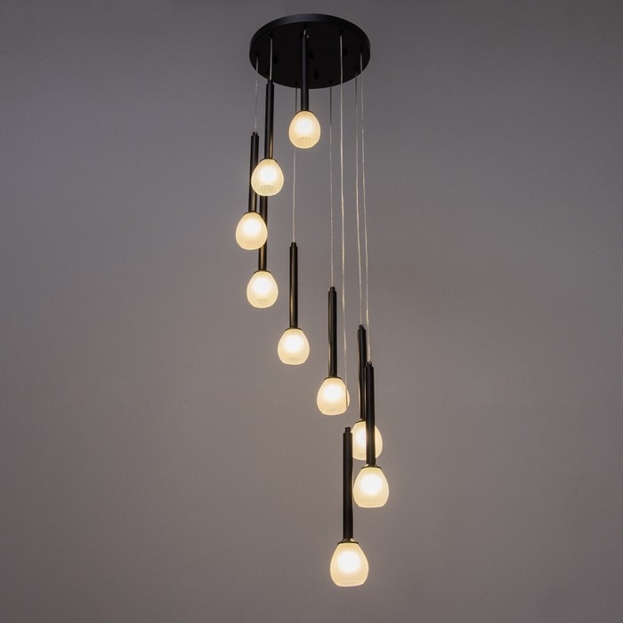 Светильник Светильник "Жаклин" 9х3Вт G4 Черный 30х30х180см