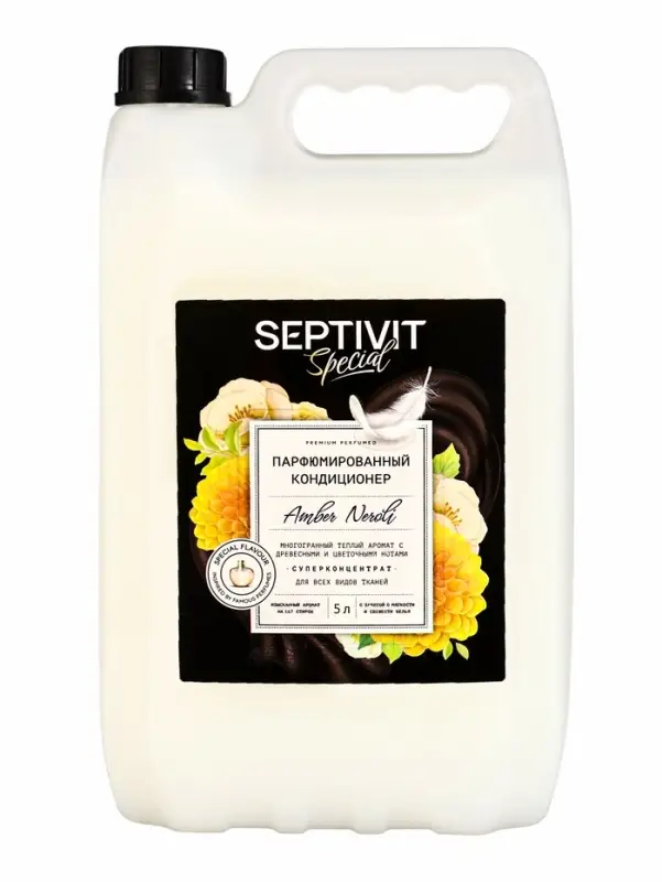 Кондиционер для белья Septivit Special  Кондиционер для белья Septivit Special "Amber Neroli", 5л