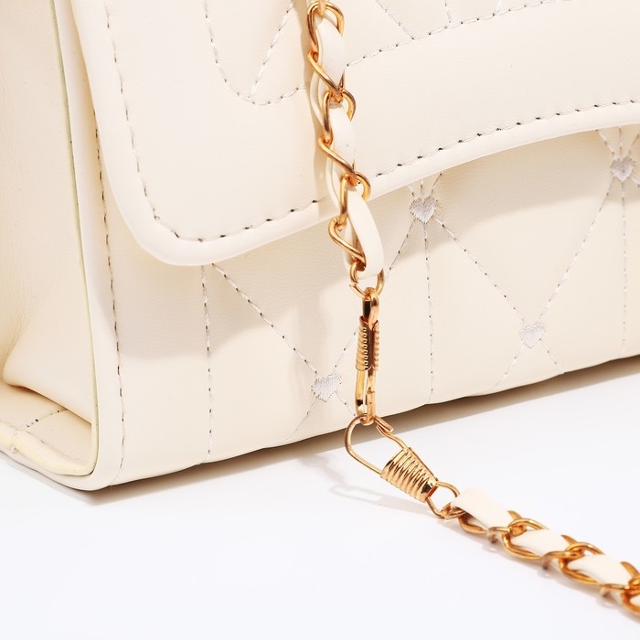 Сумка-мессенджер на магните, цвет белый Сумка-мессенджер на магните, цвет белый