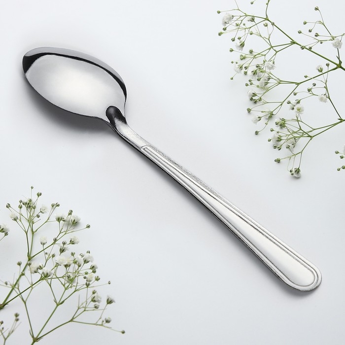 Ложка чайная с гравировкой с 8 Марта «Анна», 3 х 14 см. Ложка чайная с гравировкой с 8 Марта «Анна», 3 х 14 см.