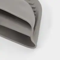 Прихватки кухонные, набор 2 шт., 9&times;4.5&times;7.5 см, силикон, серые