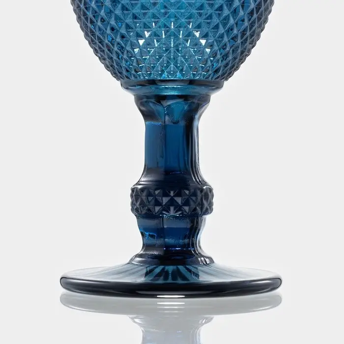 Бокалы для вина Magistro &laquo;Вилеро&raquo;, 280 мл, набор 2 шт., стекло, синие