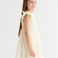 Платье для девочки, MINAKU :Party Dress, цвет молочный, рост 116 см