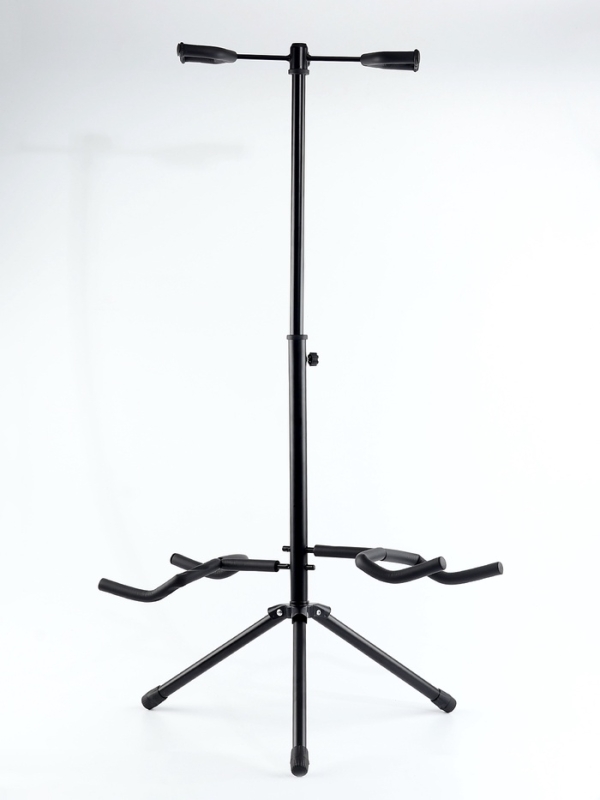 Стойка для гитар Music Life на 2 инструмента,  h - 60-105 см Стойка для гитар Music Life на 2 инструмента,  h - 60-105 см