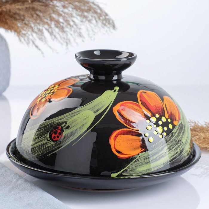 Блинница - хлебница  Блинница - хлебница "Застолье" 1,8л / 15х24см, божья коровка