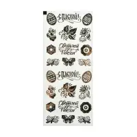 Наклейки для  пасхального декора "Золотое сияние"