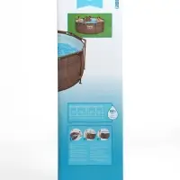 Бассейн каркасный Steel Pro, 305&times;100 см, круглый, цвет ротанг, 5617P Bestway