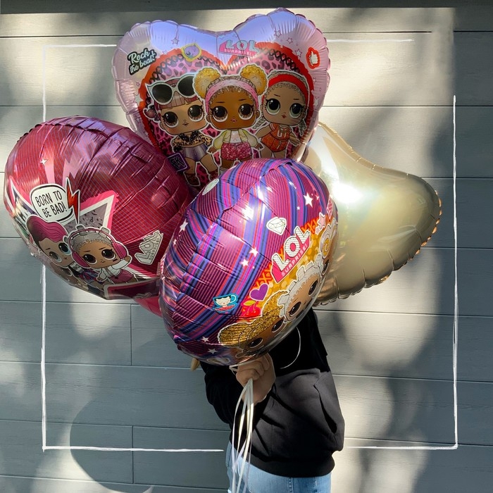 Шар фольгированный 18 Шар фольгированный 18" «Сердце» ЛОЛ