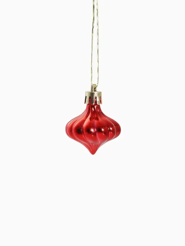 Ёлочные игрушки набор 26 шт. &laquo;Праздничный хоровод&raquo; 4 см, красный