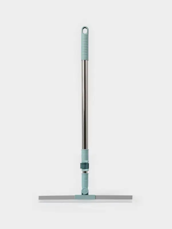 Водосгон для пола, силиконовый, поворотный сгон 35 см, черенок нержавеющая сталь 58-97 см