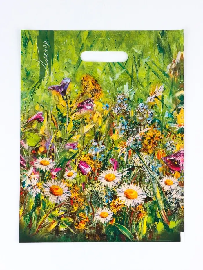 Пакет подарочный &laquo;Пленер&raquo; полиэтиленовый с вырубной ручкой, ламинированный 31&times;40 см, 30 мкм