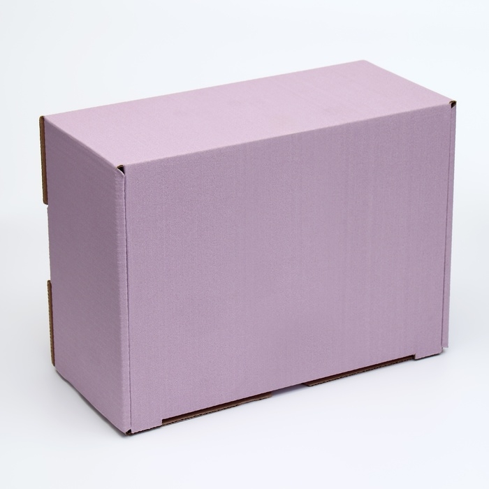 Коробка самосборная, лаванда, 22 х 16,5 х 10 см