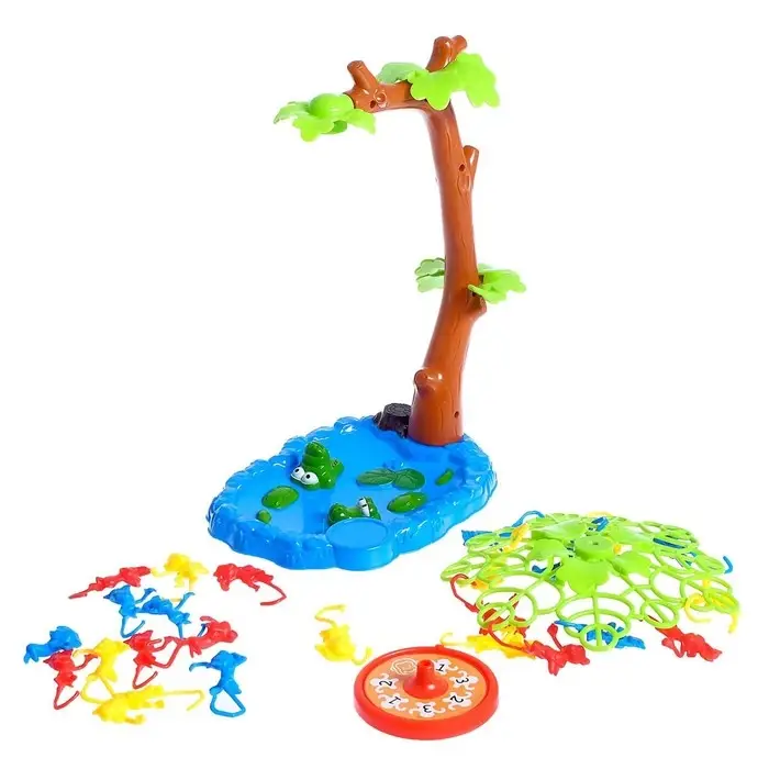 Настольная игра на ловкость &laquo;Мартышкин хвост&raquo;: рулетка, разноцветные мартышки