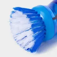 Щётка с дозатором для моющего средства Доляна, синяя