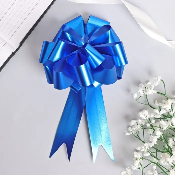 Бант - шар No3 простой, синий Бант - шар No3 простой, синий