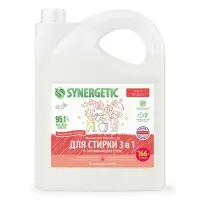 Гель для стирки SYNERGETIC 3 IN 1 &laquo;Магическая орхидея&raquo;, гипоаллергенный, биоразлагаемый,5 л
