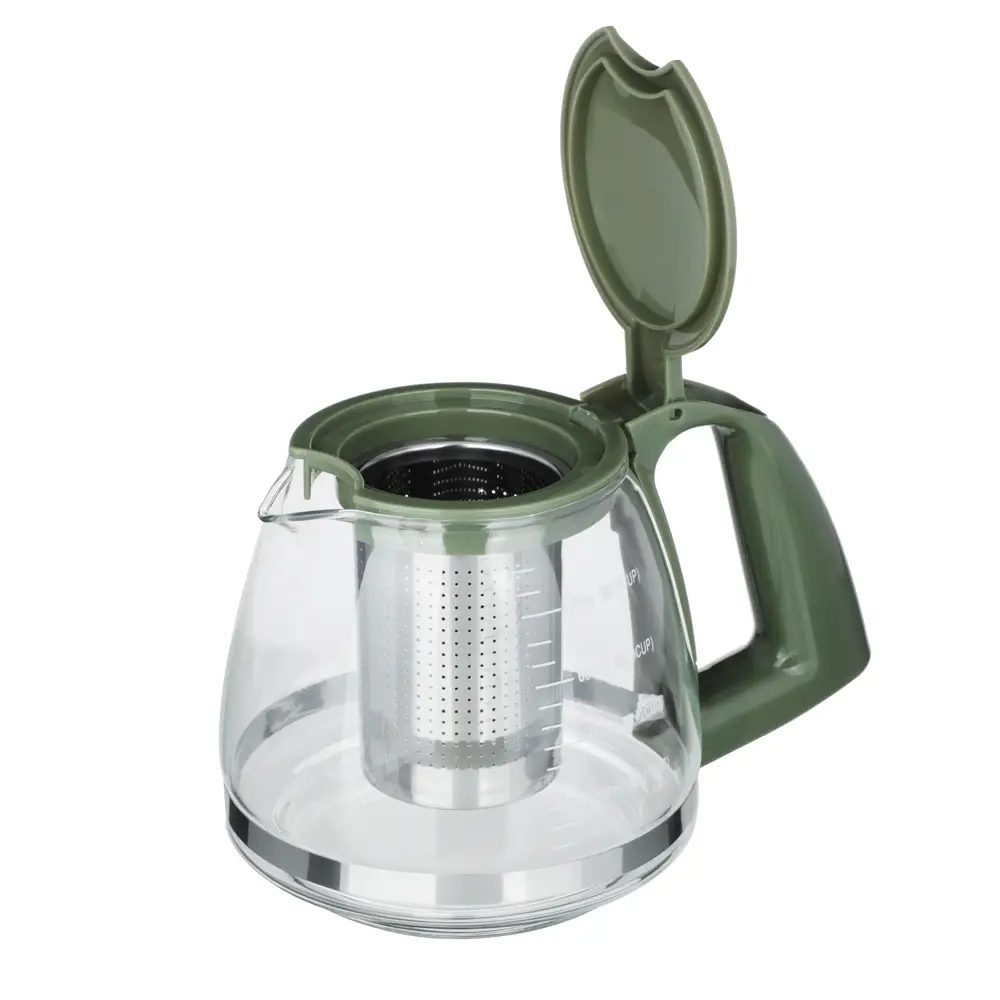 VETTA Чайник заварочный 750мл, ситечко из нержавеющей стали, стекло, полипропилен