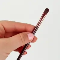 Кисть для макияжа Brush COFFEE, 13 (±1) см, коричневая