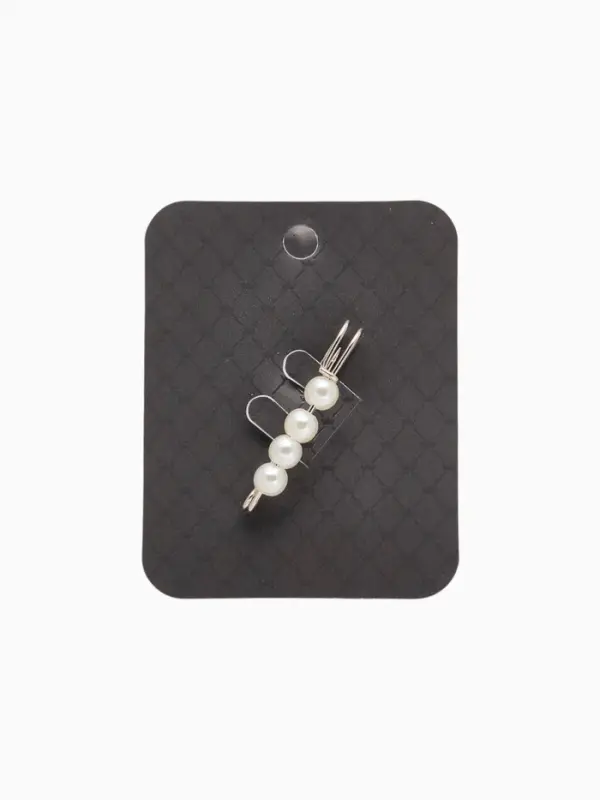 Булавка шар №4 «Жемчужная», 4 см, цвет белый в серебре Булавка шар №4 «Жемчужная», 4 см, цвет белый в серебре