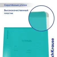 Тетрадь 18 листов, ErichKrause Классика &laquo;CoverPro matt, Pulse&raquo;, в клетку, матовая пластиковая обложка, блок офсет, 100% белизна, МИКС