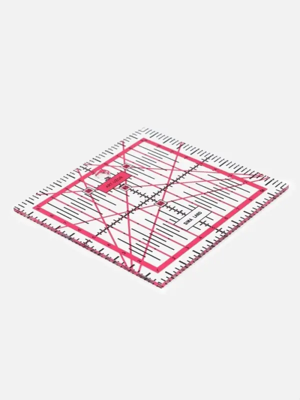 Набор линеек для квилтинга и пэчворка 30&times;30/25&times;25/15&times;15/10&times;10 см, s=3 мм