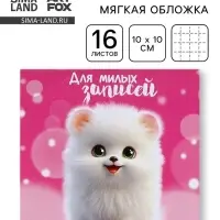 Блокнот 10×10, 16 л. «Для милых записей» Блокнот 10×10, 16 л. «Для милых записей»