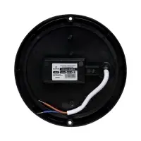 Светильник светодиодный Включай герметичный, 14 Вт, 1190 Лм, IP65, 6500К, круг, черный