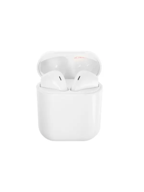 Наушники беспроводные Luazon i12, TWS, вкладыши, Bluetooth 5.0, 35/300 мАч, белые глянцевые